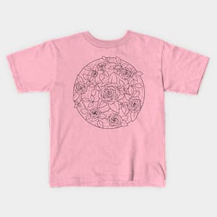 You Are A Rose Mandala Kids T-Shirt